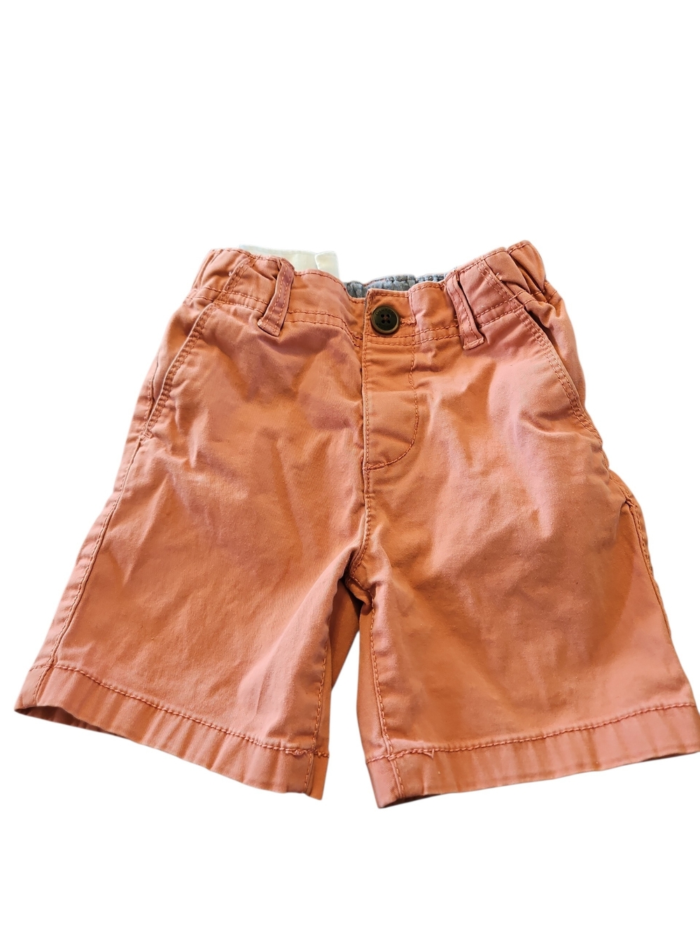 Kids Cotton Pull-On Shorts - Coral Oshkosh Bgosh Size 3t